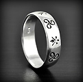 Anneau Argent Triskel Hermine Anneau Argent Triskel Hermine