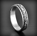 Anneau Tournant Argent Tressé Anneau Tournant Argent Tressé