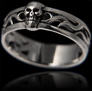 Bague Anneau Argent crâne Bague Anneau Argent crâne