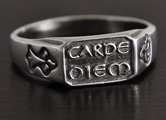 Bague Argent Carpe Diem Bague Argent Carpe Diem