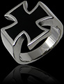 Bague Argent Croix des Templiers Amin Bague Argent Croix des Templiers Amin