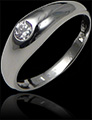 Bague Argent Jonc Zircon Bague Argent Jonc Zircon