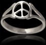 Bague Argent Peace & Love Bague Argent Peace & Love