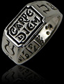 Bague Solaire Carpe Diem Argent Bague Solaire Carpe Diem Argent