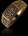 Bague Solaire Carpe Diem Bronze Bague Solaire Carpe Diem Bronze