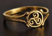 Bague Triskel Iraj Plaqué Or Bague Triskel Iraj Plaqué Or