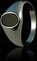 Chevalière Argent Jonc Onyx Aloïs Chevalière Argent Jonc Onyx Aloïs