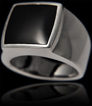 Chevalière Argent Onyx Chevalière Argent Onyx