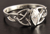 Bague Argent Entrelas Abiageal