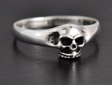 Bague Argent Tête de Mort Flibustier Bague Argent Tête de Mort Flibustier