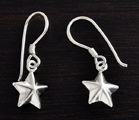 Boucles d'Oreilles Argent Petites Etoiles