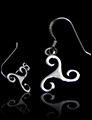Boucles d'oreilles Triskel
