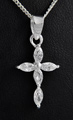 Pendentif Argent Croix Zircons Pendentif Argent Croix Zircons