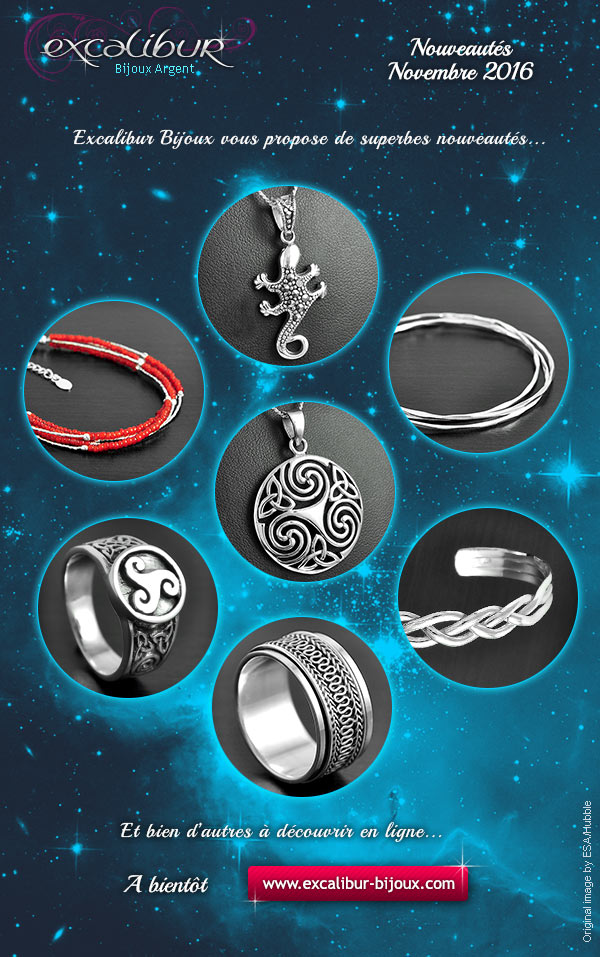 Aper�u des derni�res nouveaut�s bijoux Excalibur