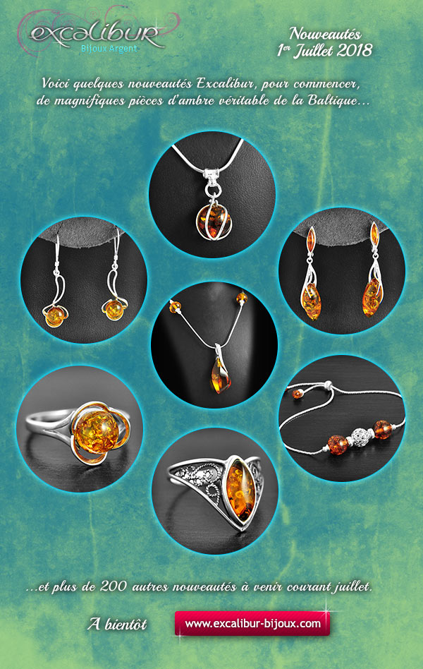 Aper�u des derni�res nouveaut�s bijoux Excalibur