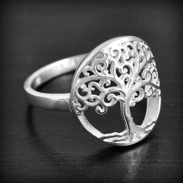 Bague avec sales arbre de vie