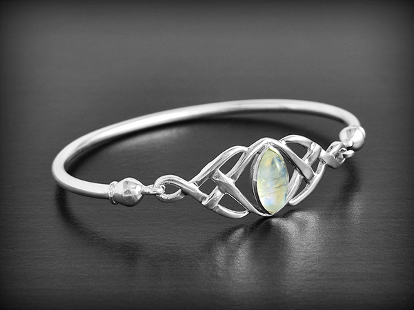 Bracelet Pierre de Lune en Argent