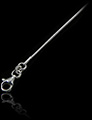 Chaîne argent maille souple serpent ronde et fine (L:38->45cm - l:1mm) collier ras le cou très...