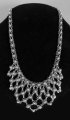 Collier en argent de fabrication artisanale, entièrement soudé pour plus de solidité, sur 6 rangs...