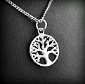 Pendentif Arbre de vie en argent (h:17mm).