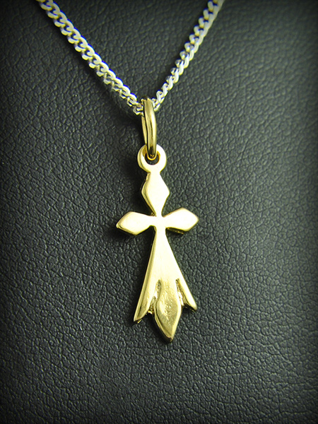Pendentif en Argent 925 d'une petite   hermine traditionnelle de fabrication Française.(h:25mm).