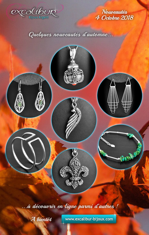 Aper�u des derni�res nouveaut�s bijoux Excalibur