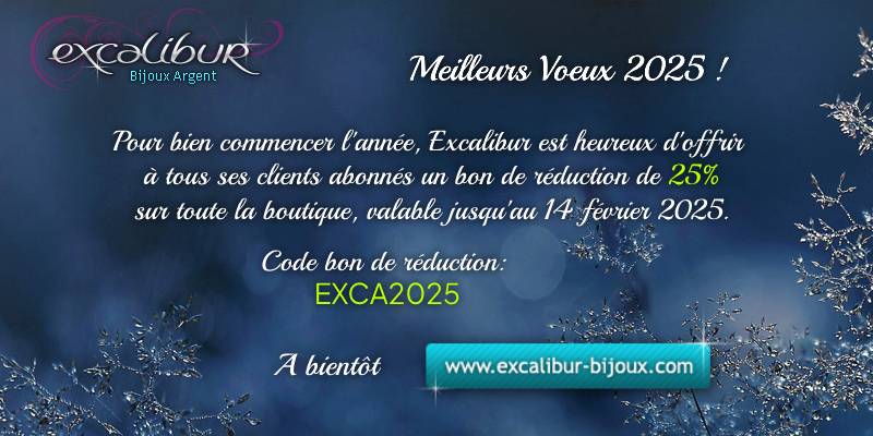 Meilleurs Voeux EXCALIBUR Bijoux 2025
